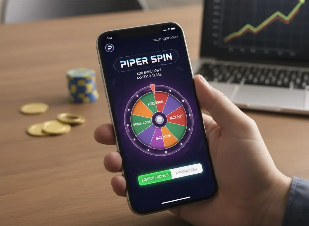 Piper spin kod bonusowy - jak uzyskać i aktywować